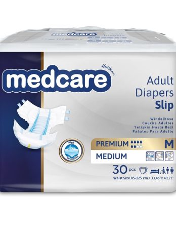 Medcare Premium Bel Bantlı Hasta Bezi 6 Damla Medium Orta Boy M Beden 30’lu Paket